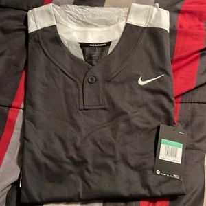 Nike Baseball - 1 button jersey - Gray slate in color